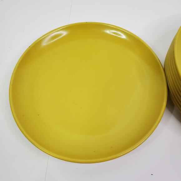 Vtg Melmac Harvest Gold Dishes Lot of 12 Melamine Bowls Platters 1 cup - Picture 11 of 15